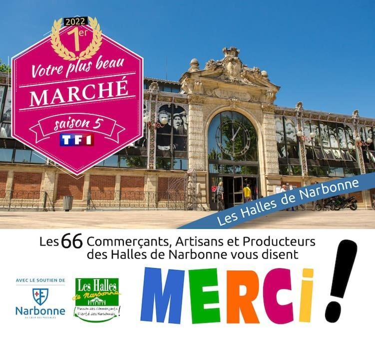 Narbonne : Super Appartement De Qualite Exteriér fotografie